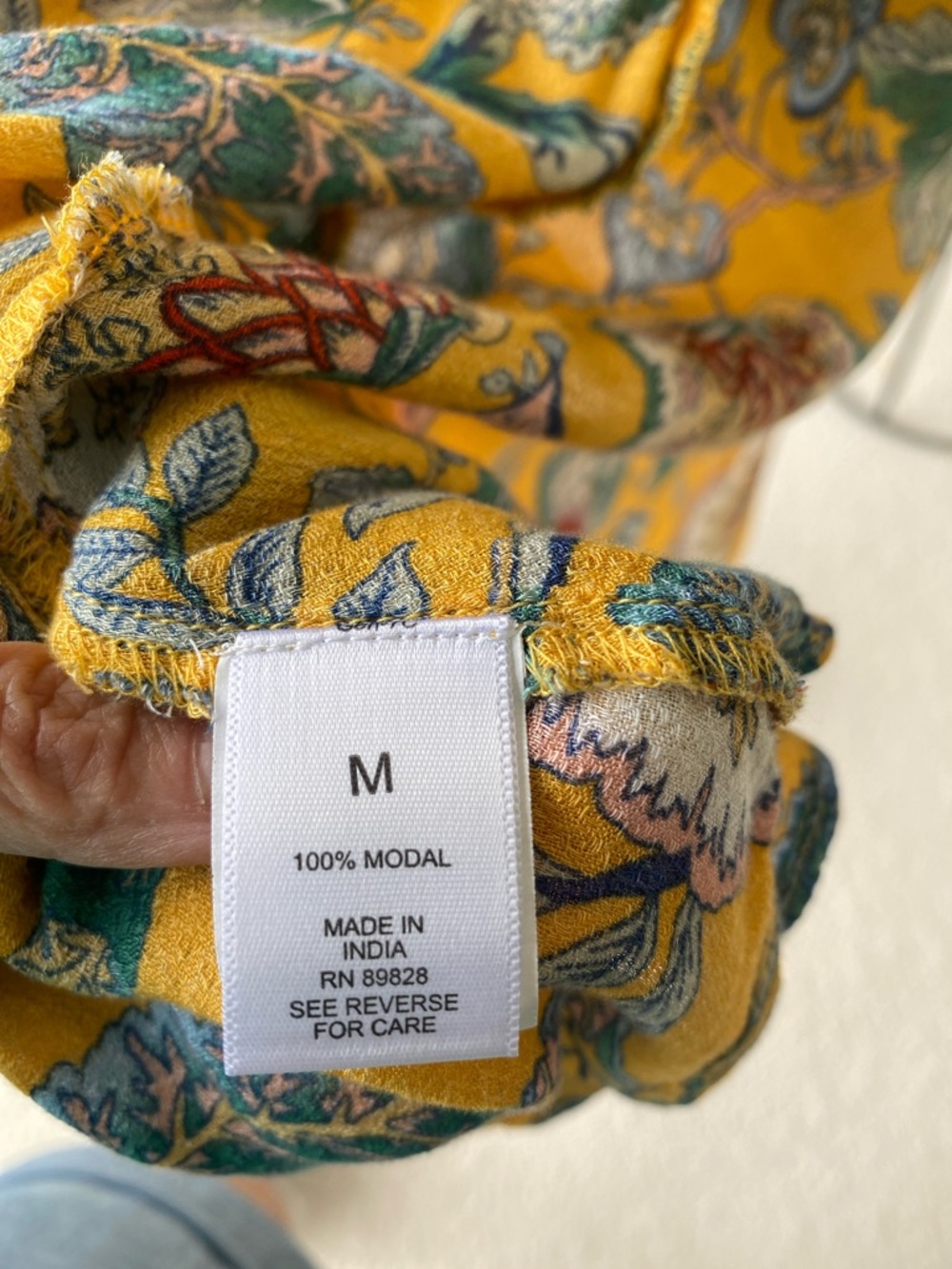 Haute Hippie Yellow Floral Open-Front Kimono Cardigan - Picture 5 of 6